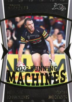 2024 NRL Traders Titanium - Running Machines #RM12 Dylan Edwards Front